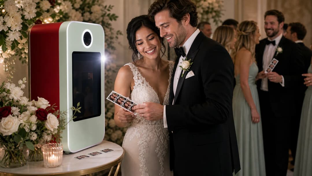 Photobooth PicPop installé lors d'un mariage